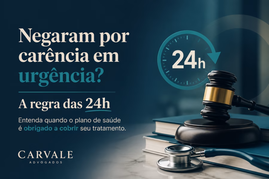 Documentos referentes a carência de plano de saúde e regulamentações legais